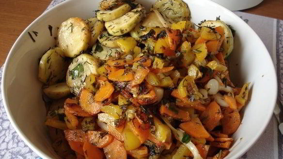 Рецепт Рагу с баклажанами и картофелем