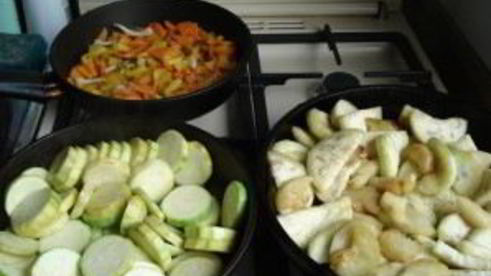 рагу с баклажанами и картофелем