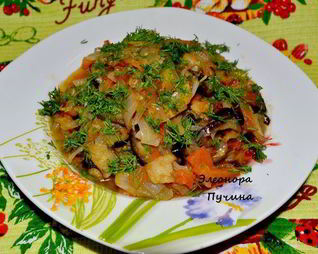 Рагу с баклажаном