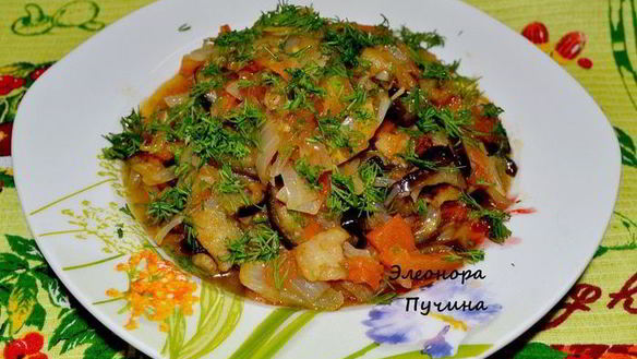 Рецепт Рагу с баклажаном