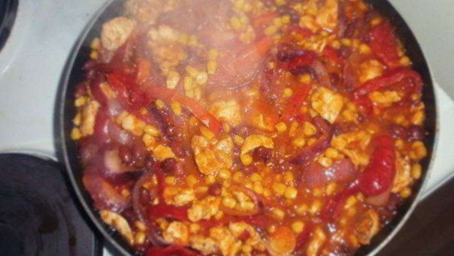 Рецепт рагу с курицей по-мексикански