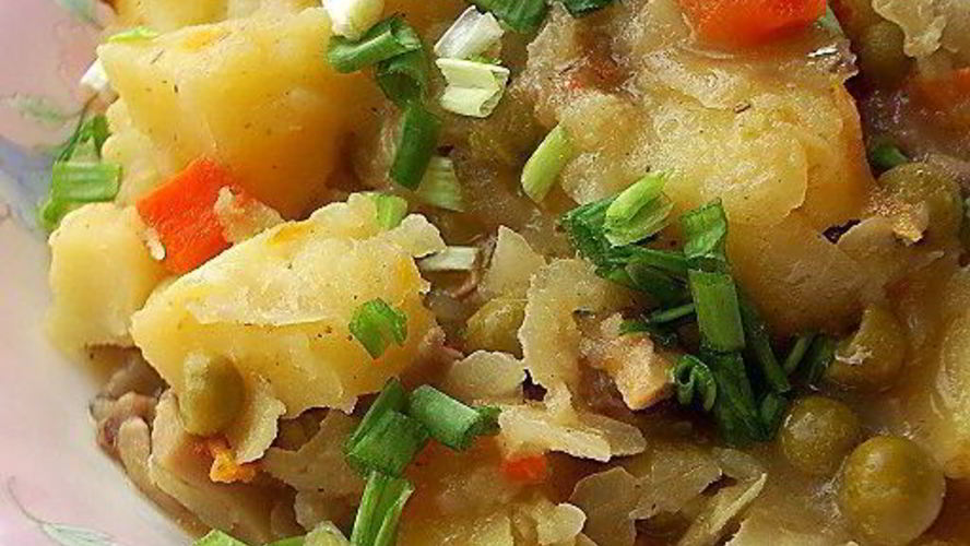 Рецепт рагу с квашеной капустой и грибами