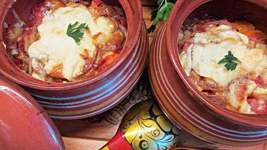 Рецепт рыбного рагу в горшочках