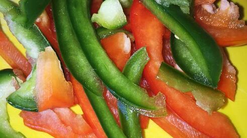 рисовая лапша с креветками