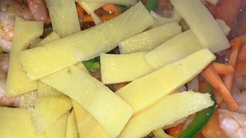 рисовая лапша с креветками