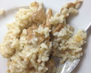 Нежное ризотто с грибами