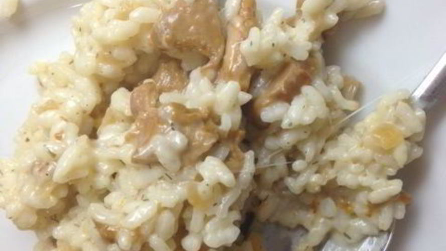 Рецепт нежного ризотто с грибами