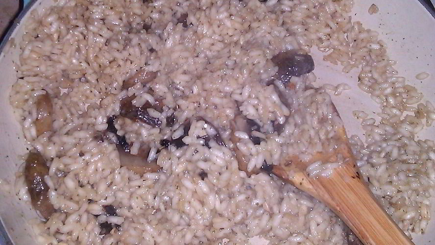 Рецепт ризотто с белыми грибами