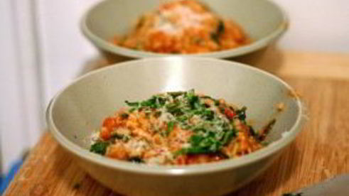 ризотто с фаршем