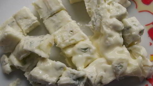 ризотто с грушей и горгонзолой