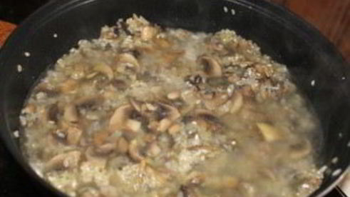 ризотто с кальмарами