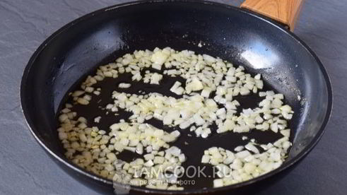 ризотто с креветками в сливочном соусе