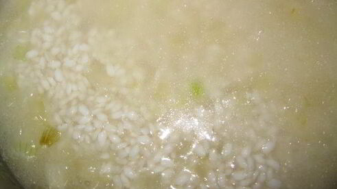 ризотто с курицей и овощами