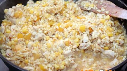 ризотто с курицей