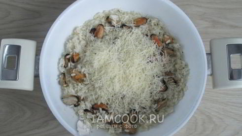 ризотто с мидиями