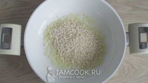 ризотто с мидиями