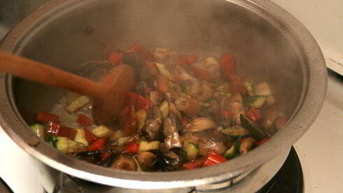 ризотто с овощами