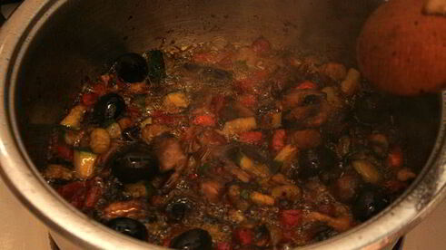 ризотто с овощами