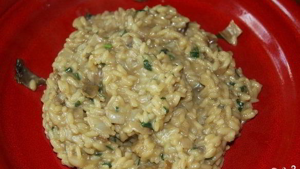 Рецепт Ризотто с сушеными белыми грибами