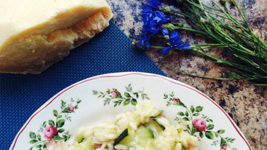 Рецепт ризотто с цукини