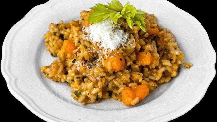 Рецепт ризотто с тыквой