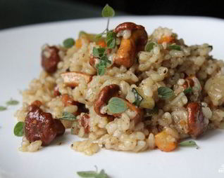 Ризотто с замороженными овощами