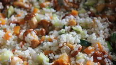 ризотто с замороженными овощами