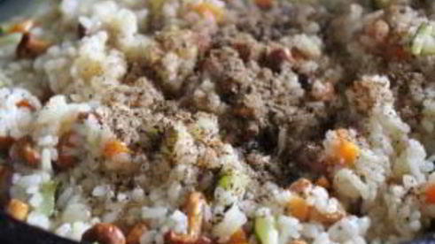 ризотто с замороженными овощами