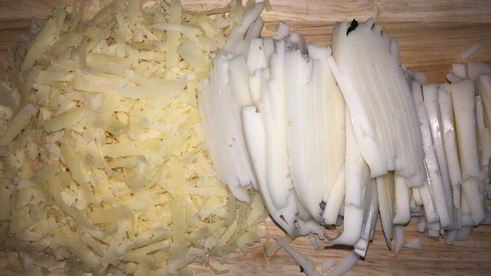 ризотто со шпинатом и козьим сыром