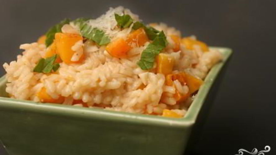 Рецепт ризотто со сквошем