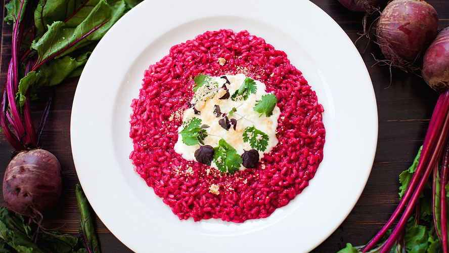 Рецепт ризотто со свеклой