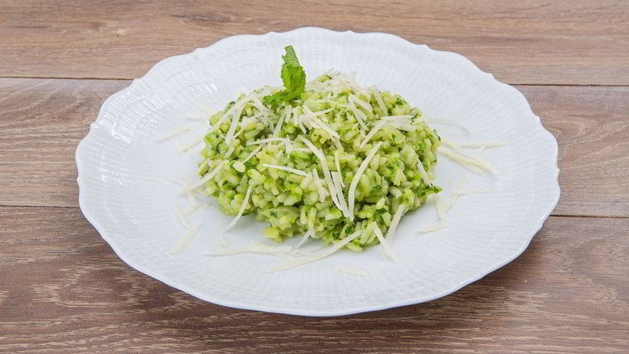 Рецепт зеленого ризотто со шпинатом