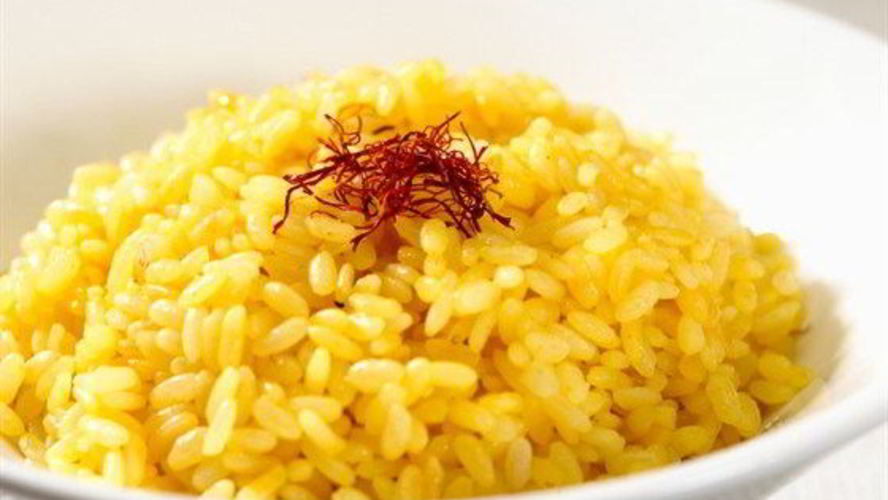 Рецепт желтого ризотто
