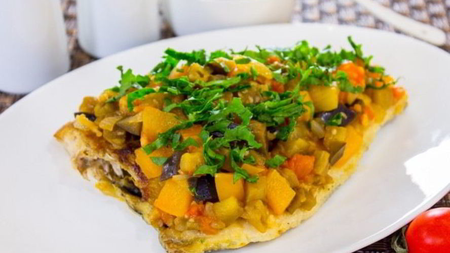 Рецепт камбалы под овощами
