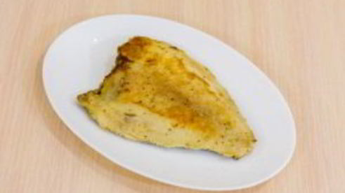 камбала под овощами