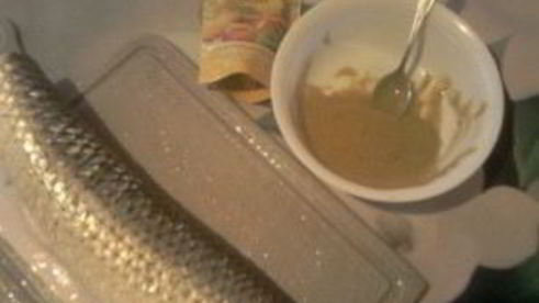 кефаль, запеченная в рукаве