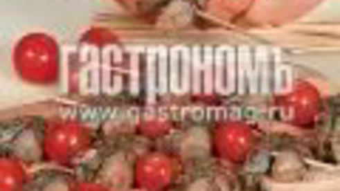 креветки на шпажках с соусом терияки