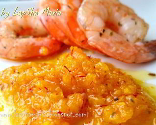 Креветки с соусом Алиоли