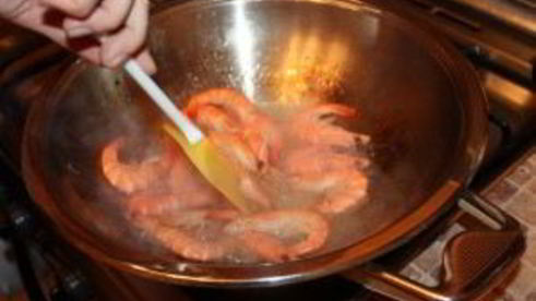 креветки жареные в панцире