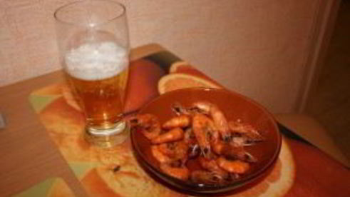 креветки жареные в панцире