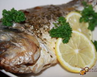 Лимонная дорадо запеченная с прованскими травами