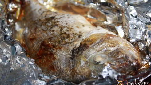 лимонная дорадо запеченная с прованскими травами