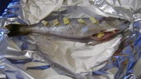 минтай в духовке в фольге