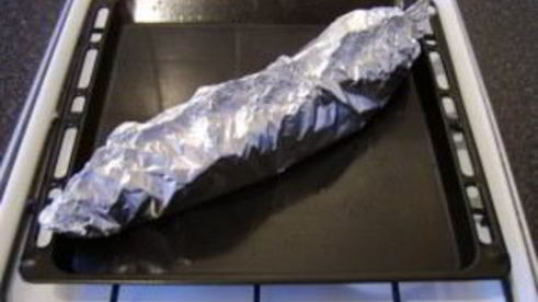 минтай в духовке в фольге