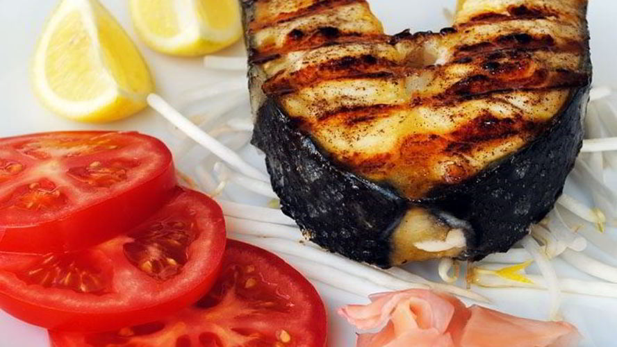 Рецепт осетрины на углях