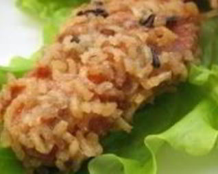 Рыба по-тайски в рисовой корочке