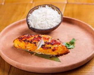 Рыба запеченная на гриле