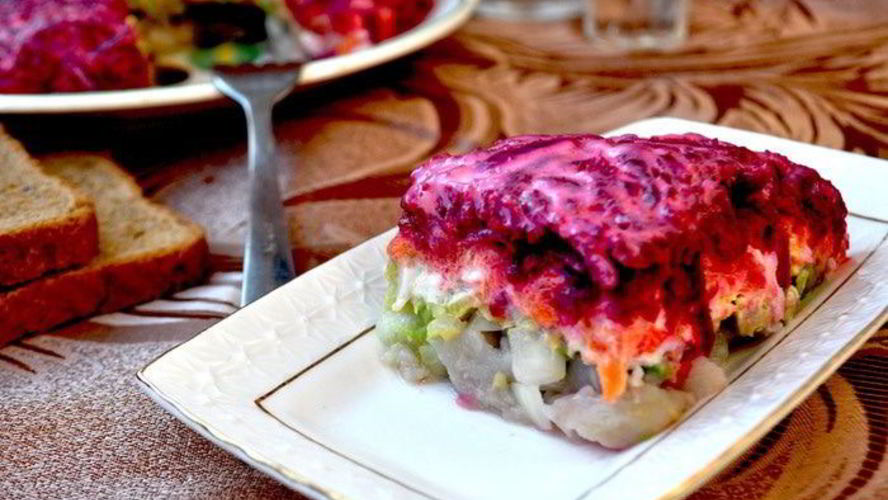 Рецепт сельди в обновленной шубе