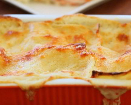 Семга под соусом Бешамель