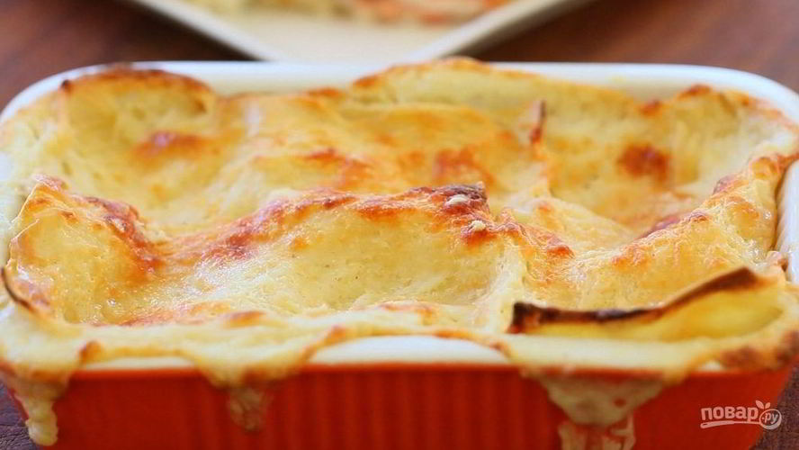 Рецепт семги под соусом бешамель